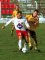 Igoris Stesko (on the right) plays for Widzew Lodz, 2000.
