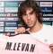 Levan Mchedlidze with jersey of Palermo