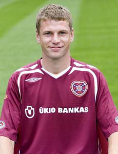 Kestutis Ivaskevicius at Hearts