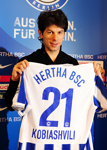 Levan Kobiashvili with Hertha